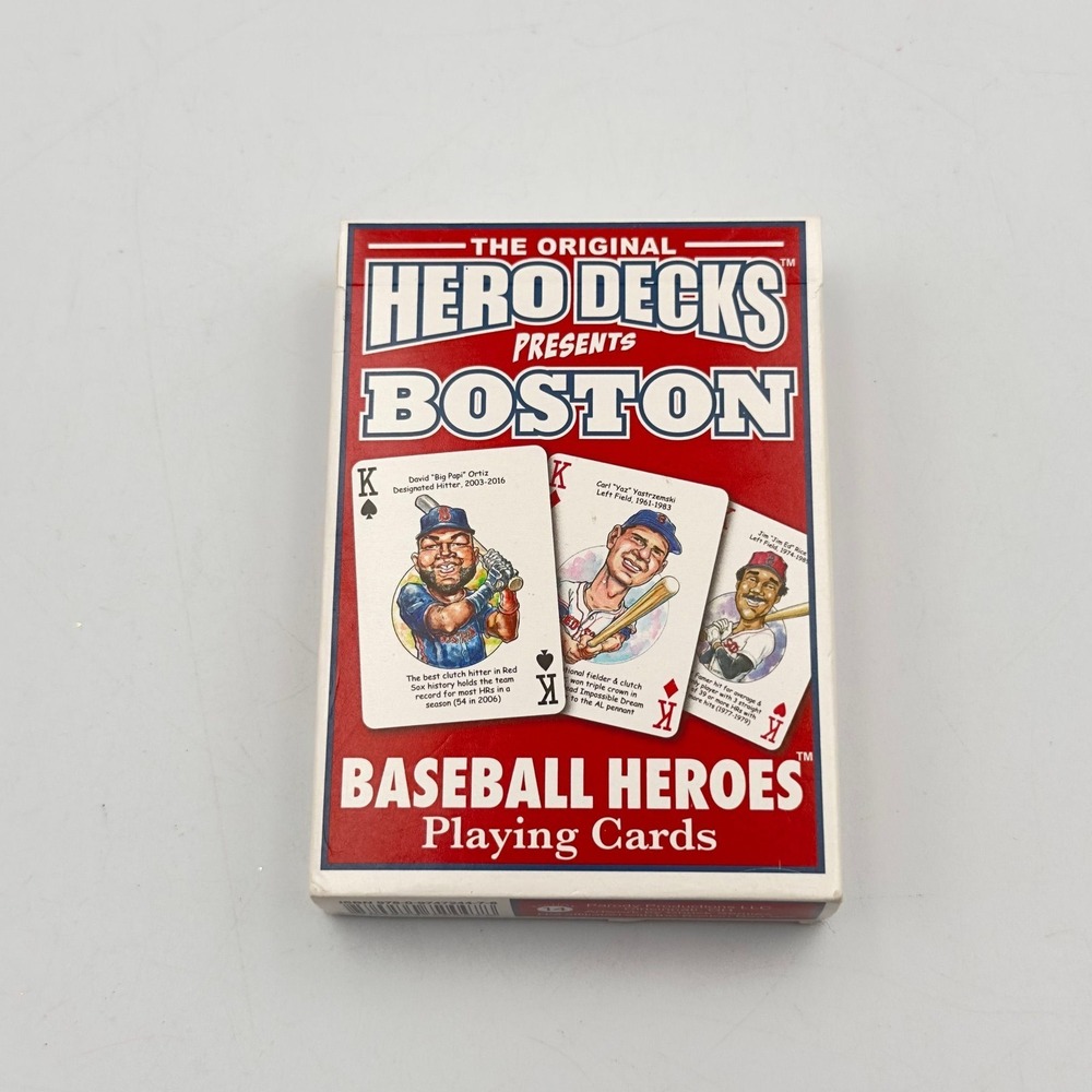 Hero Decks Boston Red Sox Baseball Heroes Playing Cards Sealed Deck David Ortiz